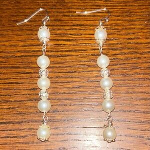 Elegant Pearl Drop Earrings